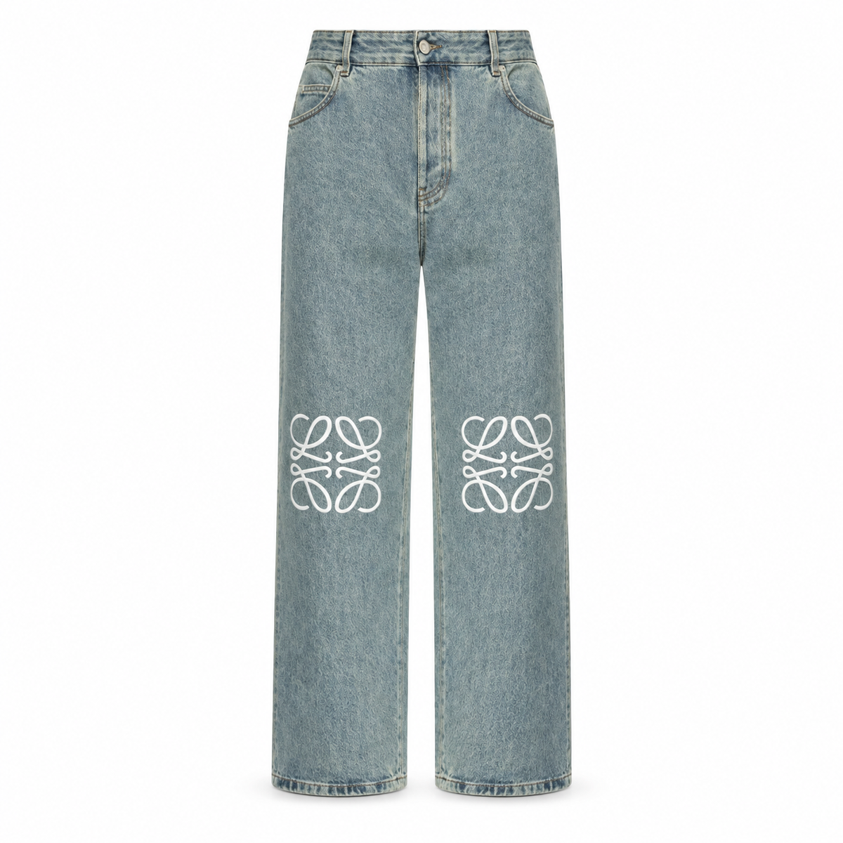 Knee pattern jeans