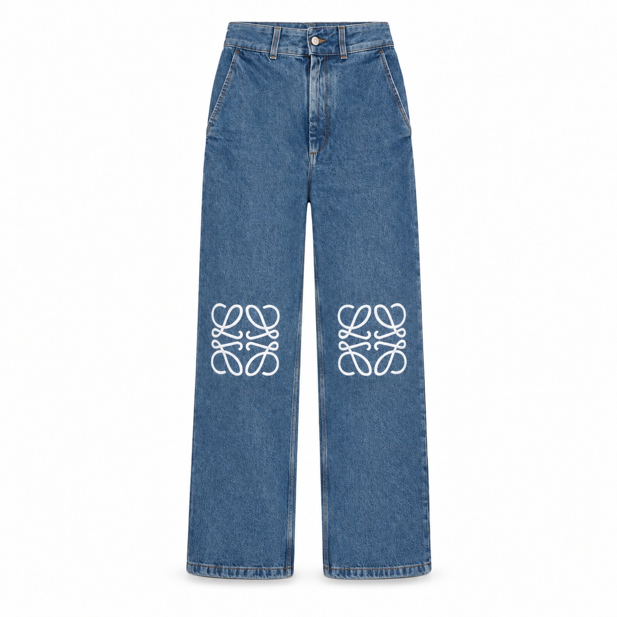 Knee pattern jeans