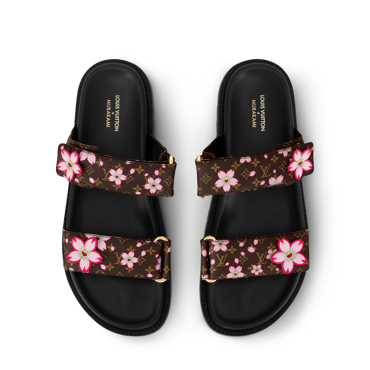 CHERRY BLOSSOM STRAP SANDALS
