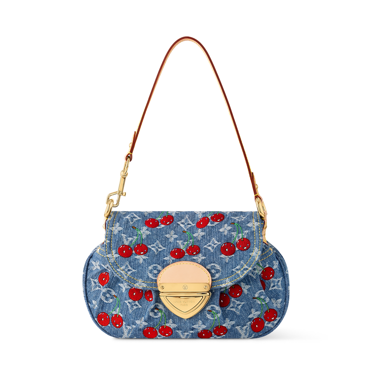 CHERRY DENIM BAG