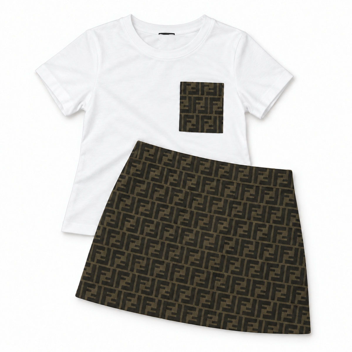 skirt set white