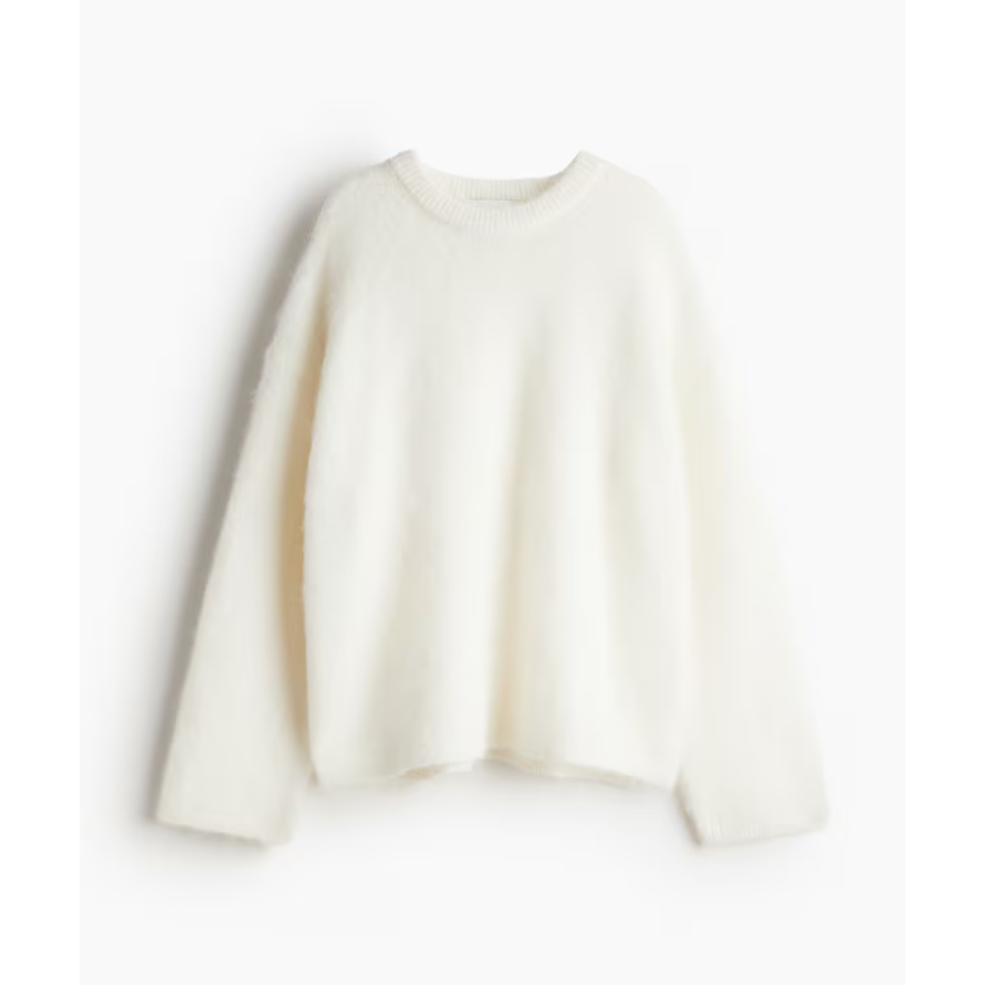 Oversized Sweater Mohair Blend