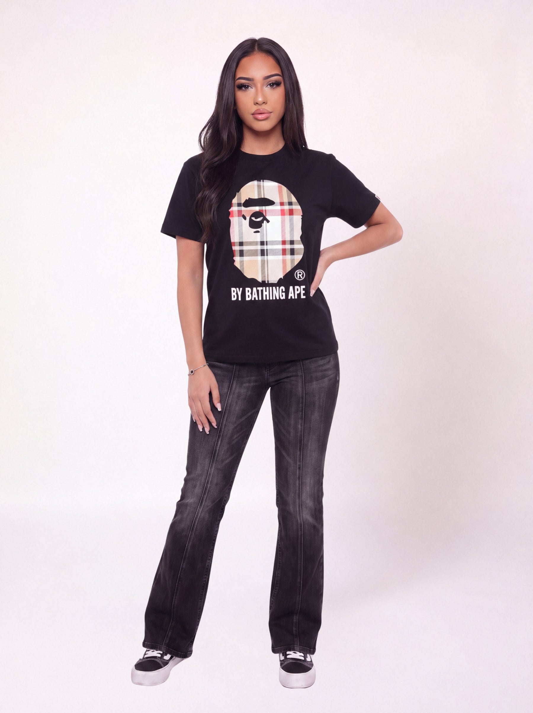 CHEQUERED TEE