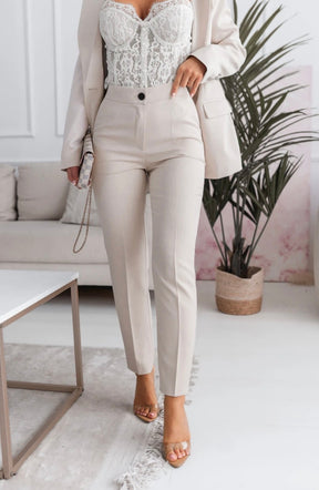 Velmor Trousers – Beige Classic