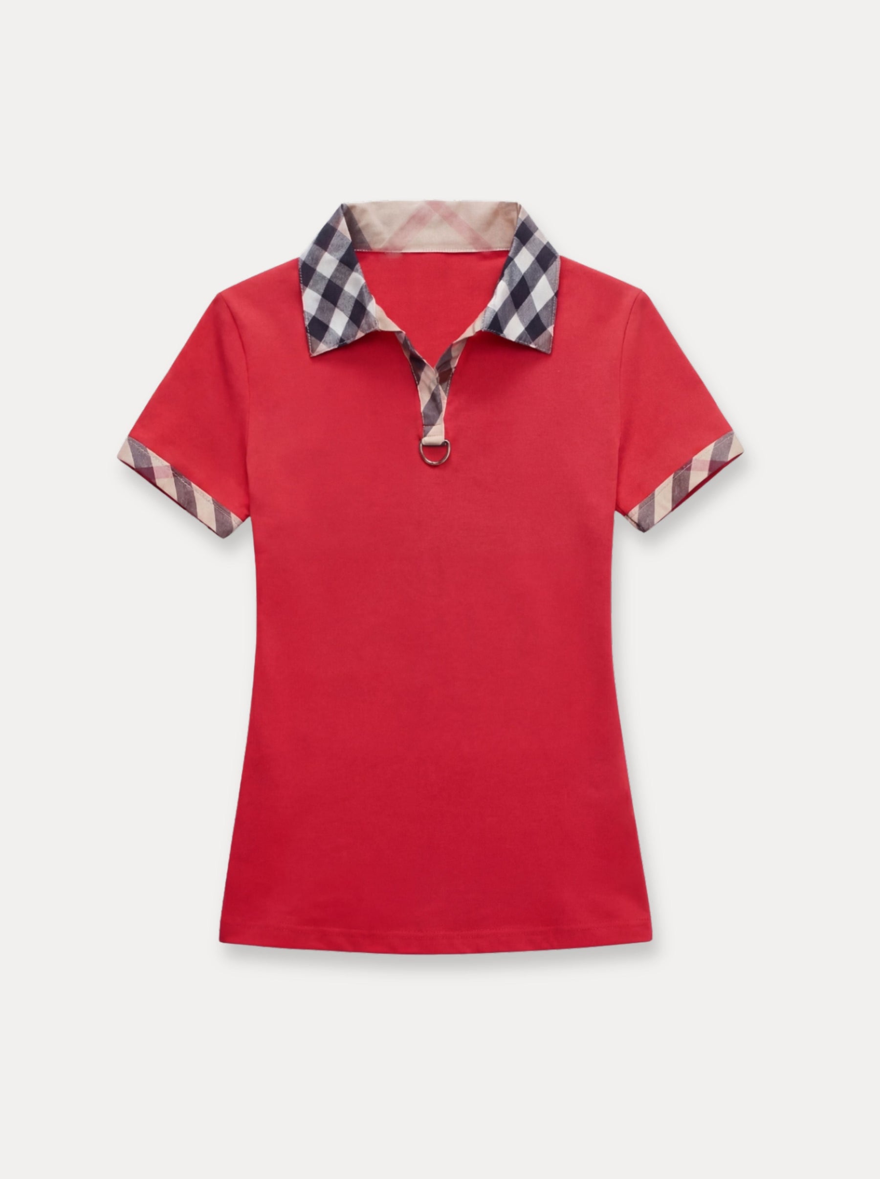 Checked Polo