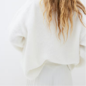 Oversized Sweater Mohair Blend