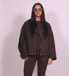 REMOVE BROWN JACKET