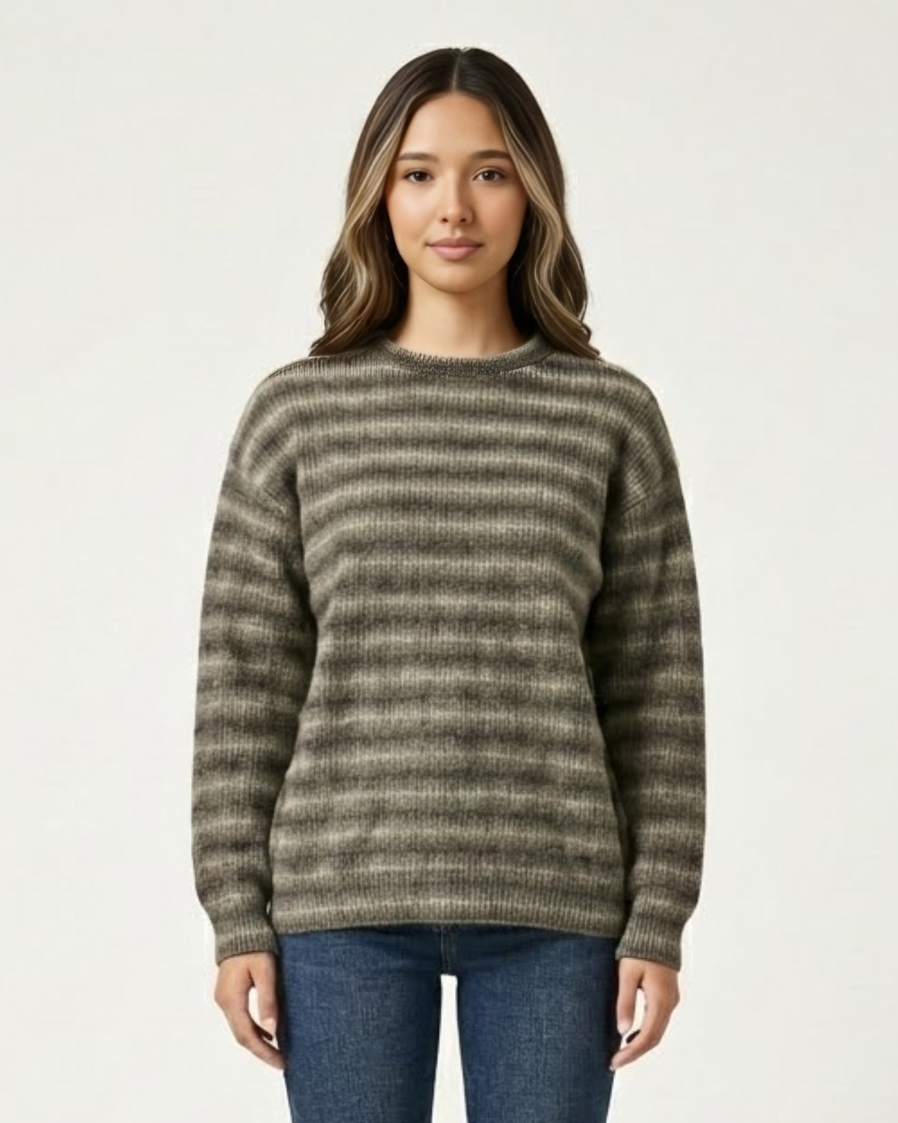 Mosswave Textured Knit Sweater