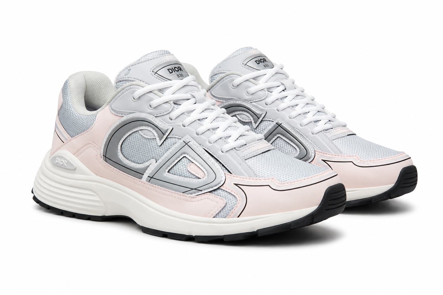 CHRISTY GREY PINK SNEAKERS