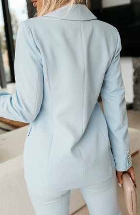 Elegant Chic Blazer – Blue