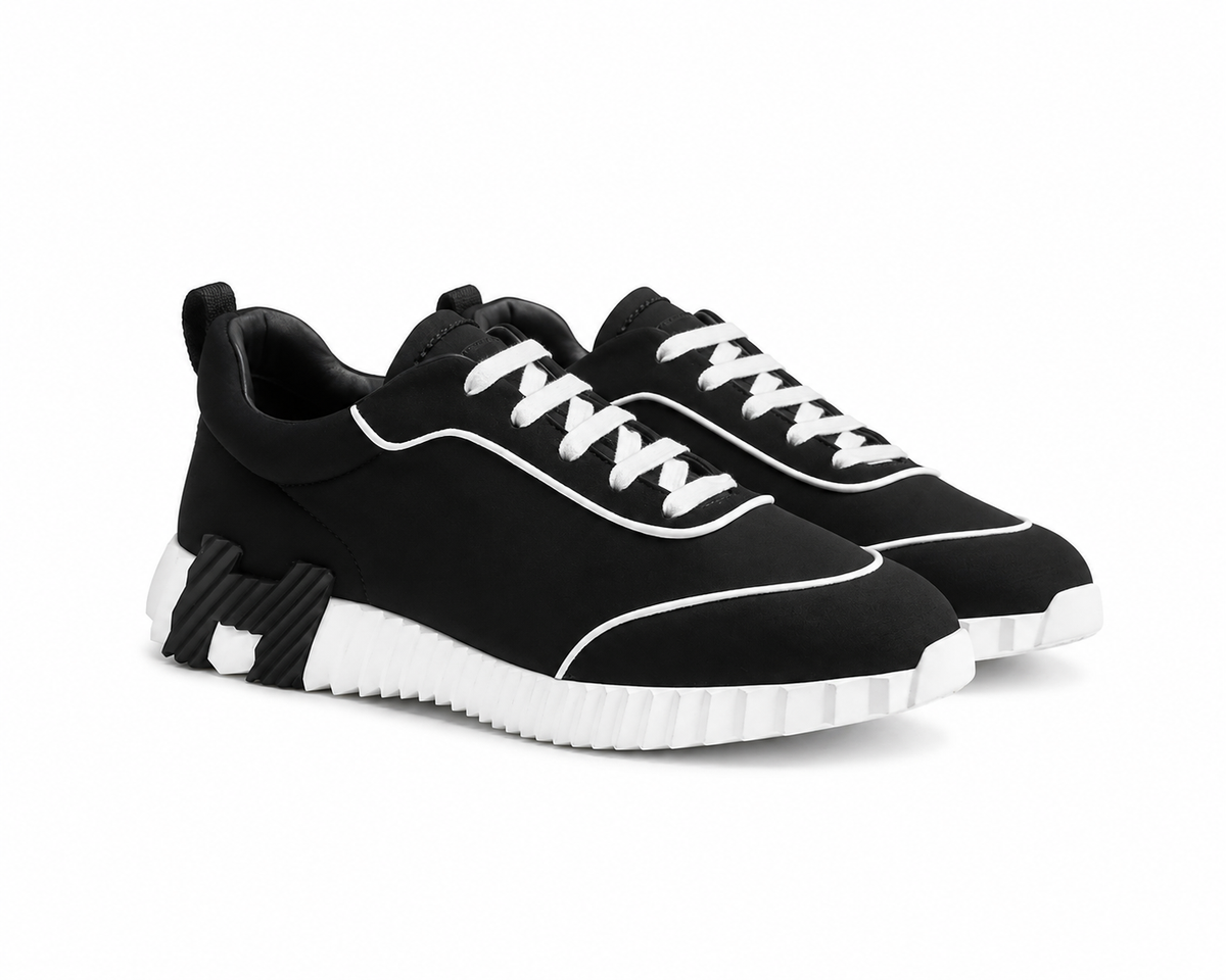 BOUNCE BLACK WHITE LINE SNEAKERS