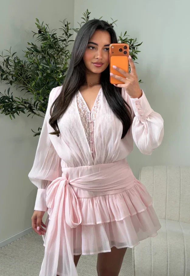 Lioré Dress – Powder Pink