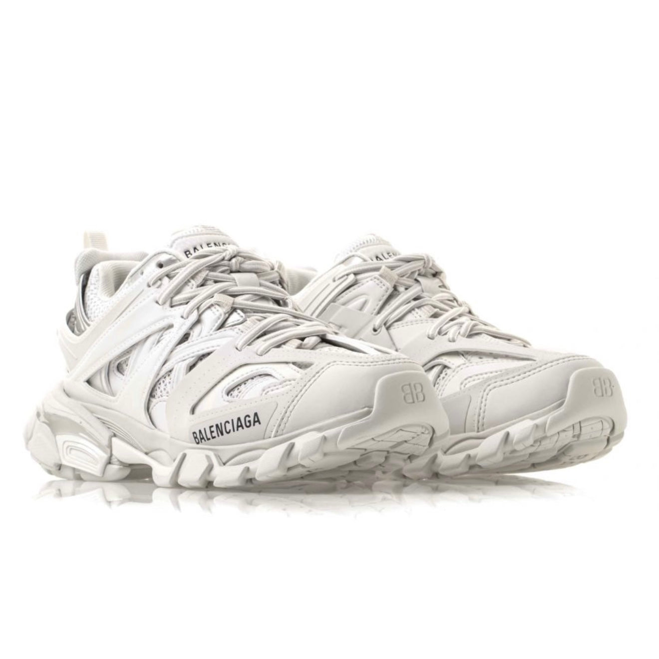 TRACKS WHITE SNEAKERS