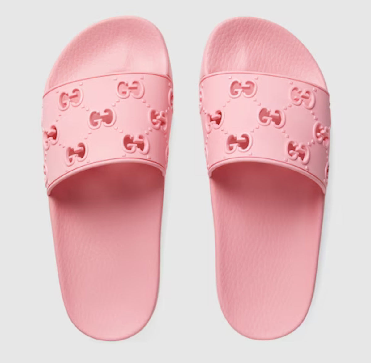RUBBER PINK SLIDES