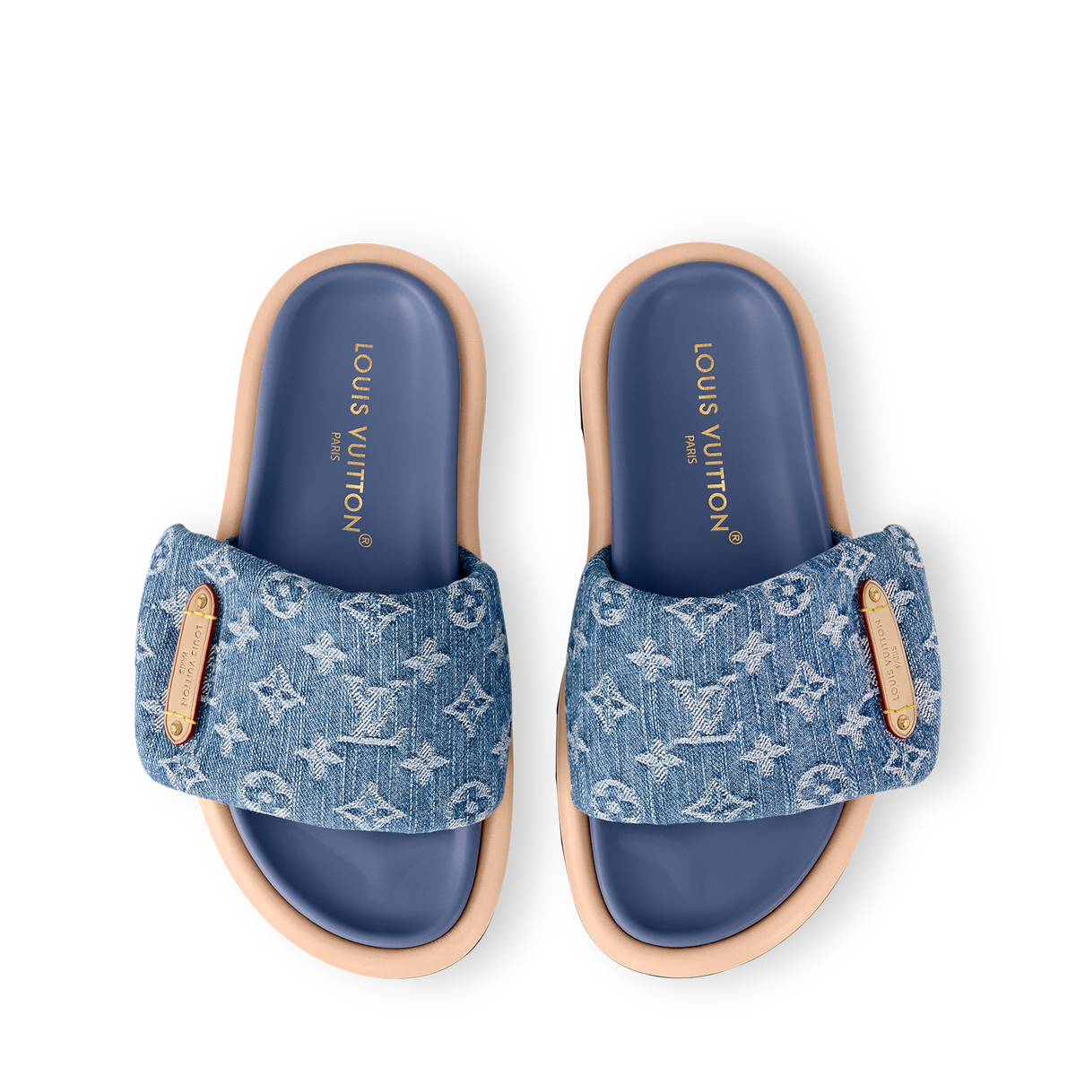 PILLOW MULES DENIM