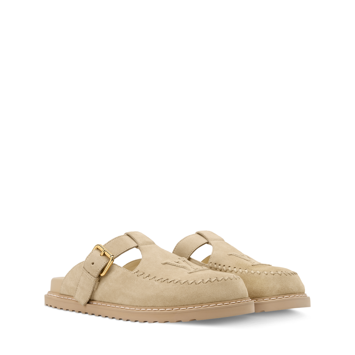 BEIGE AZURA MULES