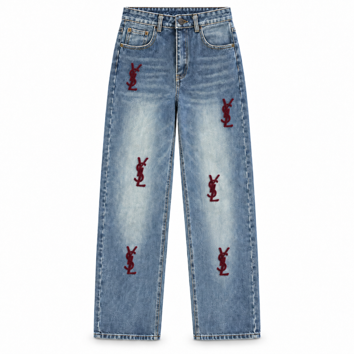 BORDEAUX LOGO JEANS