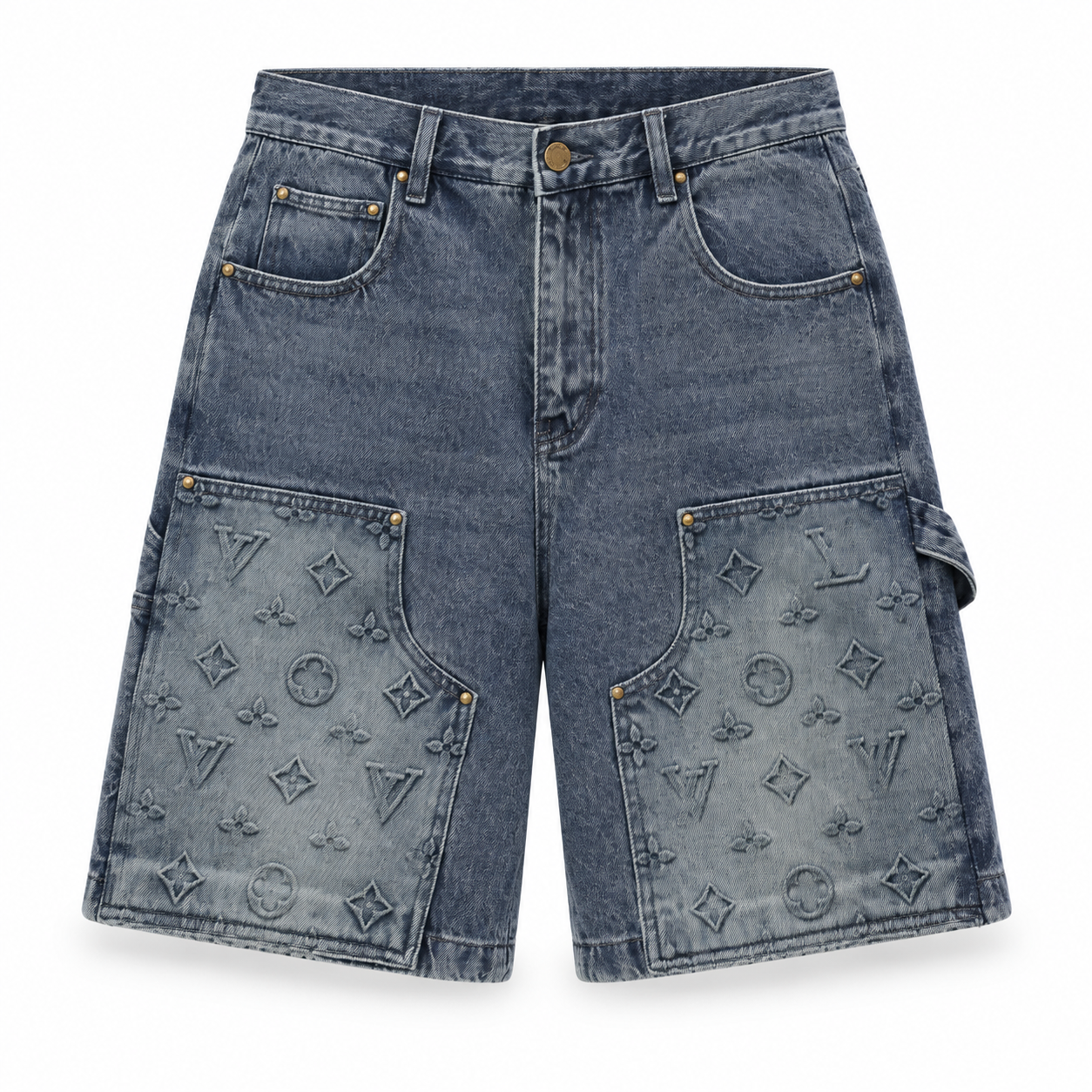 denim shorts long