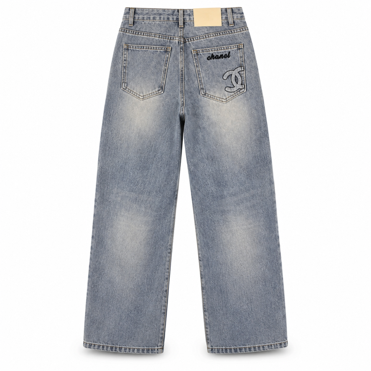 signature logo jeans