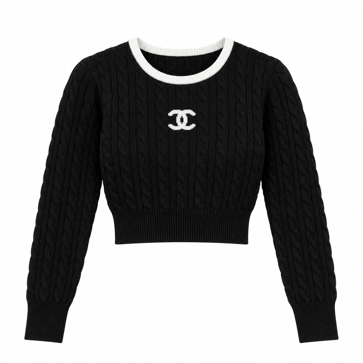 cable knit sweater