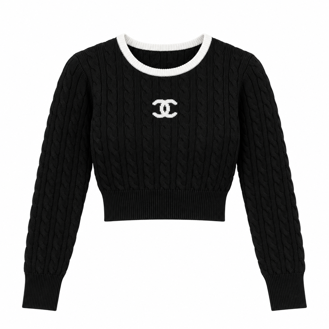 cable knit sweater