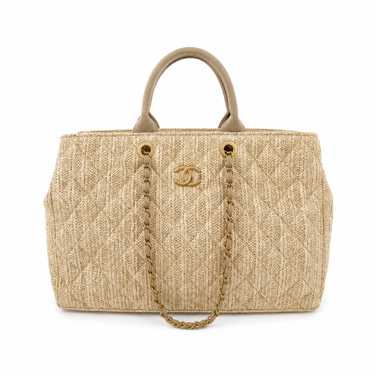 BEIGE LARGE BAG