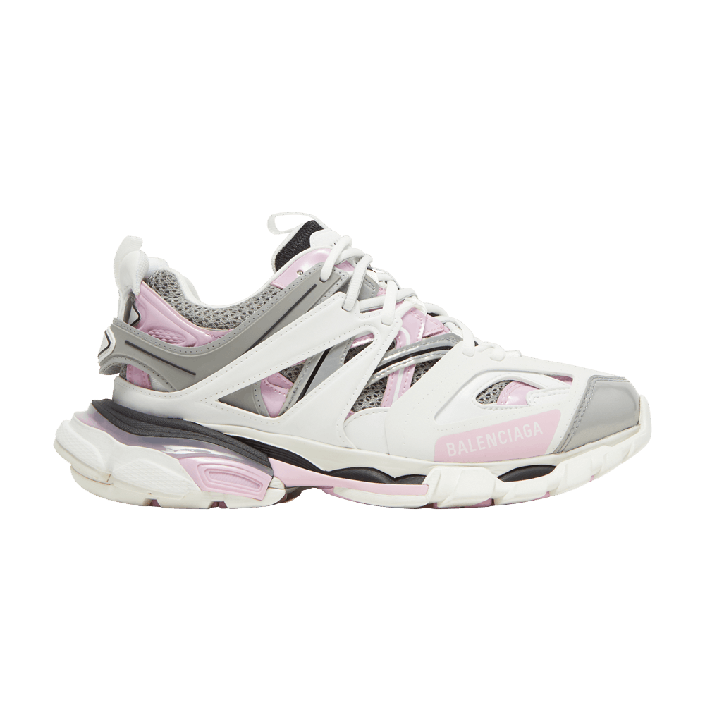 TRACKS WHITE PINK GREY SNEAKERS