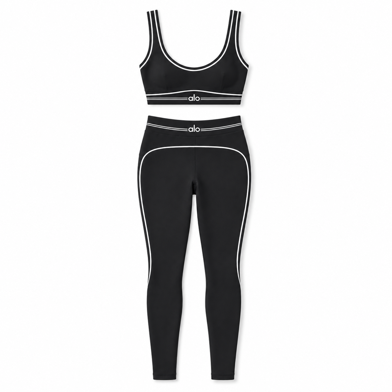 BLACK YOGA SET